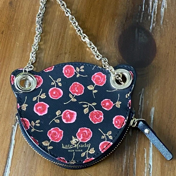 Kate Spade Run Wild Lady Lucy Bag Charm Coin Purse Wallet - Picture 8 of 10